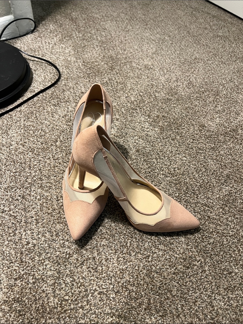 Jessica Simpson Nude Blush Pointed-Toe D'Orsay Pumps